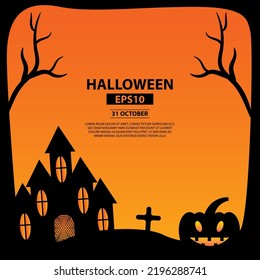 Halloween Vector Eps10 Design Background