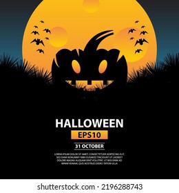 Fondo de diseño del vector Eps10 de Halloween