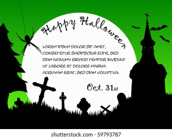 Halloween vector (eps10) illustration.