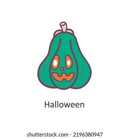 Halloween vector filled outline Icon Design illustration. Halloween Symbol on White background EPS 10 File