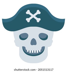 Icono de diseño plano vectorial de Halloween
