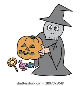 Halloween vector flat icon vector design illustration