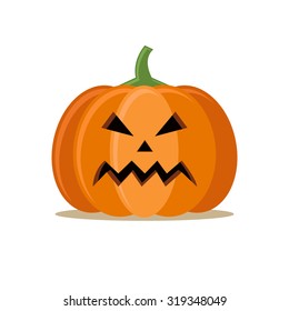 Halloween vector funny pumpkin