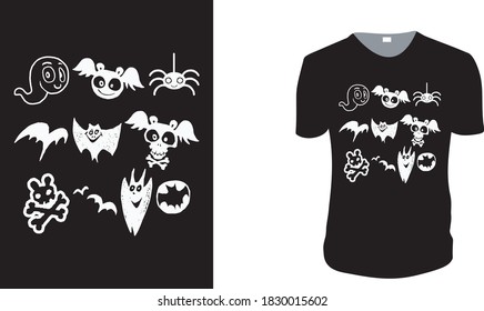 Halloween Vector graphic for t shirt, Vector graphic, Halloween Holidays.