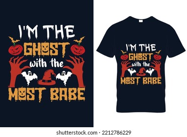 Halloween Vector Graphic. Halloween T-Shirt Design.  Halloween T-Shirt illustration.  Beautiful and eye-catching Halloween vector