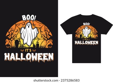 Diseño de camiseta vectorial de Halloween