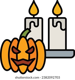 Icono vector de Halloween. Se puede usar para imprimir, móviles y aplicaciones web.