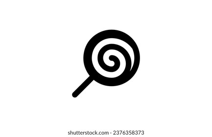 Halloween vector icon minimalist simple black and white background eps8