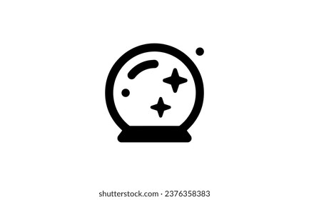 Halloween vector icon minimalist simple black and white background eps8