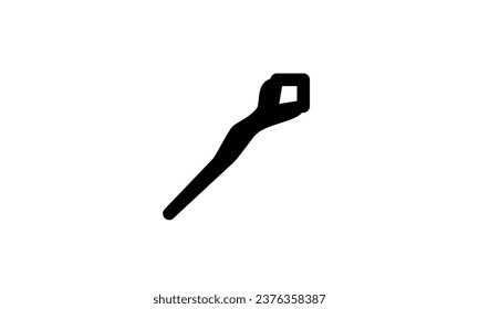 Halloween vector icon minimalist simple black and white background eps8