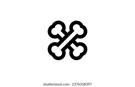 Halloween vector icon minimalist simple black and white background eps8