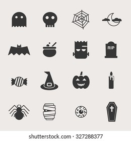 Halloween Vector Icon Set