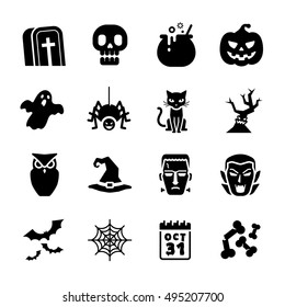 Halloween Vector Icon Set