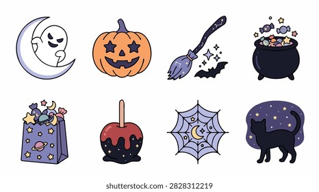 Halloween Vector Icon Set