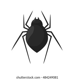 Halloween vector icon spider illustration