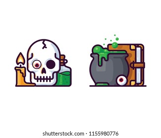 Halloween vector icons