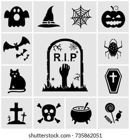 Halloween vector icons