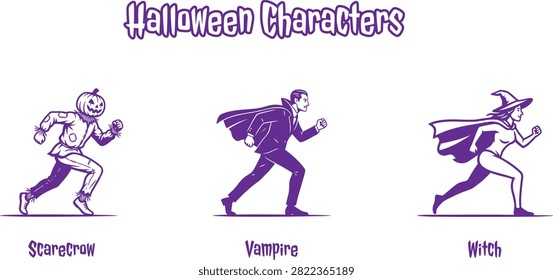 Halloween Vector Icons: Scarecrow