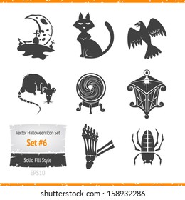 Halloween Vector Icons Set