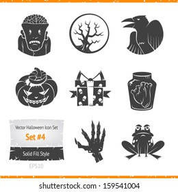 Halloween Vector Icons Set 