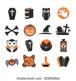 Halloween Vector Icons Set