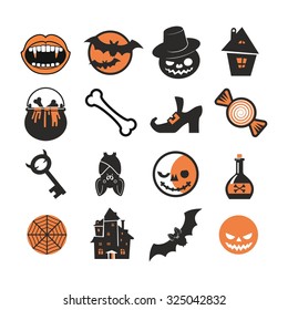 Halloween Vector Icons Set