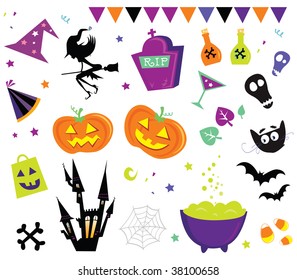 Halloween vector Icons set III. Halloween vector icons.