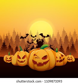 Halloween vector illustration