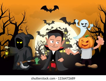 Halloween vector illustration