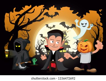 Halloween vector illustration