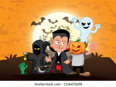 Halloween vector illustration