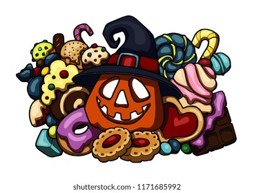 Halloween vector illustration