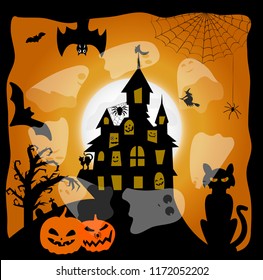 Halloween vector illustration 