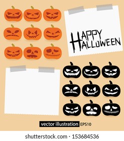 Halloween vector illustration.