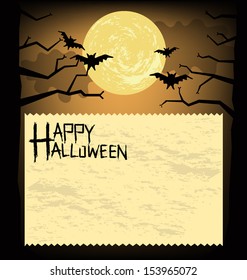 Halloween vector illustration.