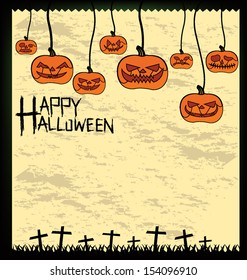 Halloween vector illustration.