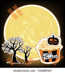 Halloween vector illustration.