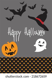Halloween  Vector illustration.