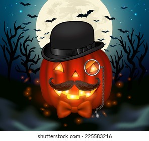 Halloween vector illustration.