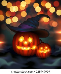 Halloween vector illustration.