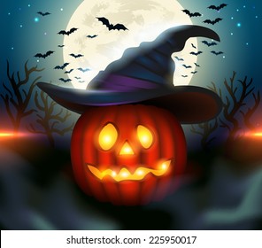 Halloween vector illustration.