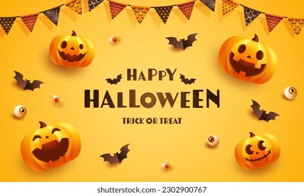 Halloween vector illustration background. for banners and posters.