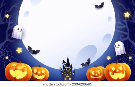 Halloween vector illustration background. for banners and posters.