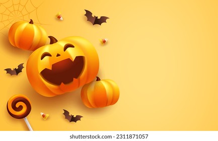 Fondo de la ilustración vectorial de Halloween. para carteles y afiches.