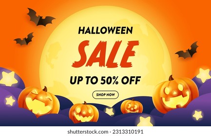 Halloween vector illustration background. for banners and posters.