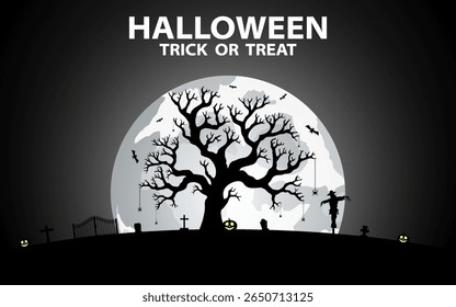 Halloween vector illustration background. for banners and posters.