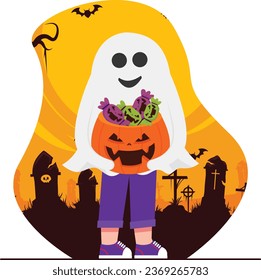Halloween vector illustration 