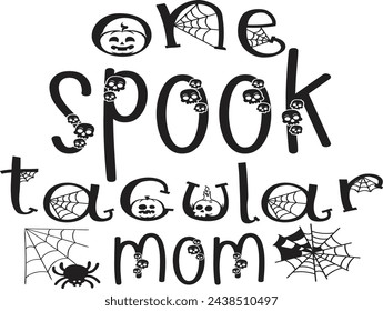 Halloween Vector illustration, Happy Halloween t-shirt design