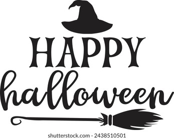 Halloween Vector illustration, Happy Halloween t-shirt design