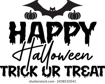 Halloween Vector illustration, Happy Halloween t-shirt design